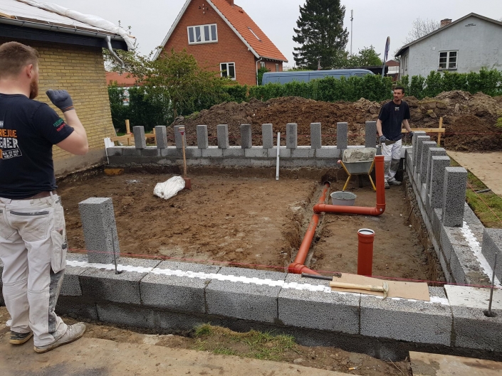 Tømrer til at bygge tilbygning